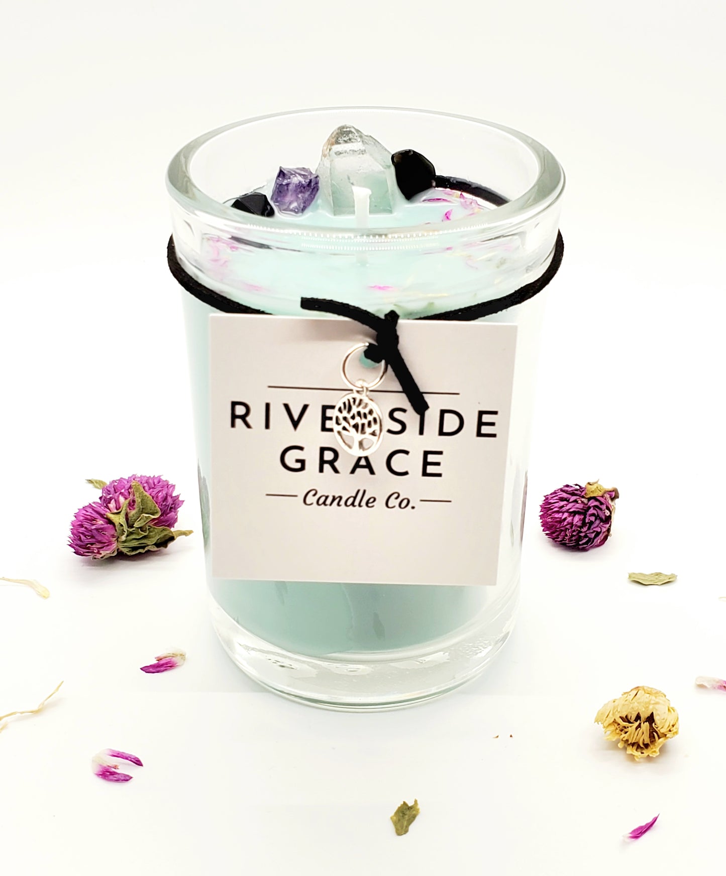 Safety & Luck - Patrae Crystal Candle, 6 oz. Glass Tumbler