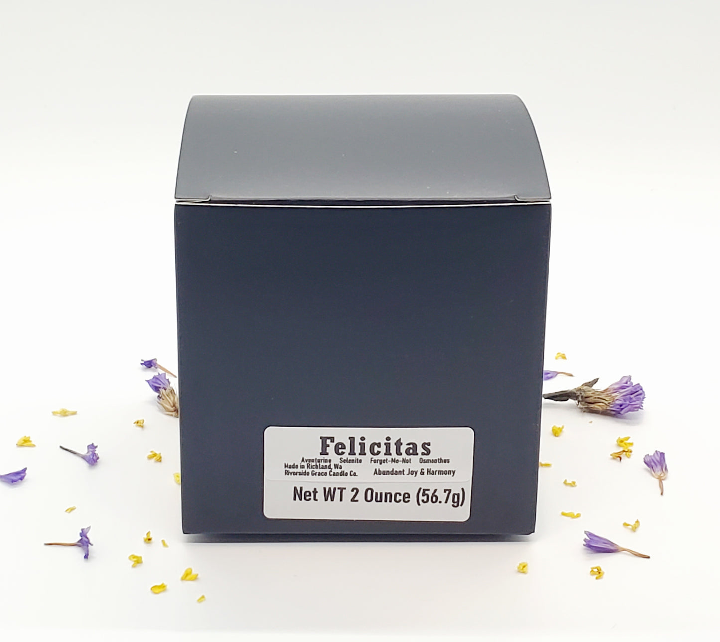 Felicitas Crystal Candle (2 oz) - Abundant Joy & Harmony