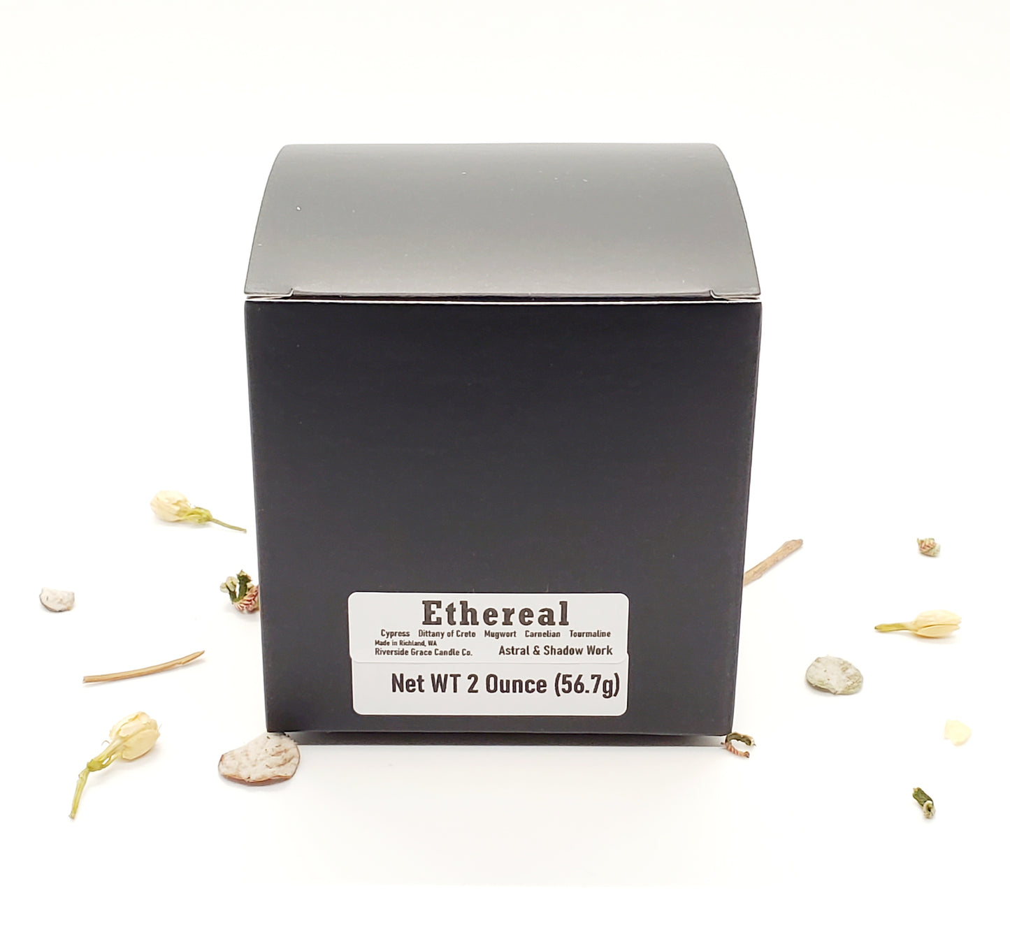 Ethereal Crystal Candle (2 oz) - Astral & Shadow Work