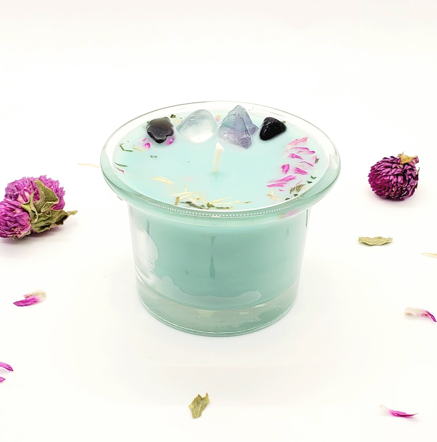 Safety & Luck - Patrae Crystal Candle, 2 oz. Glass Votive