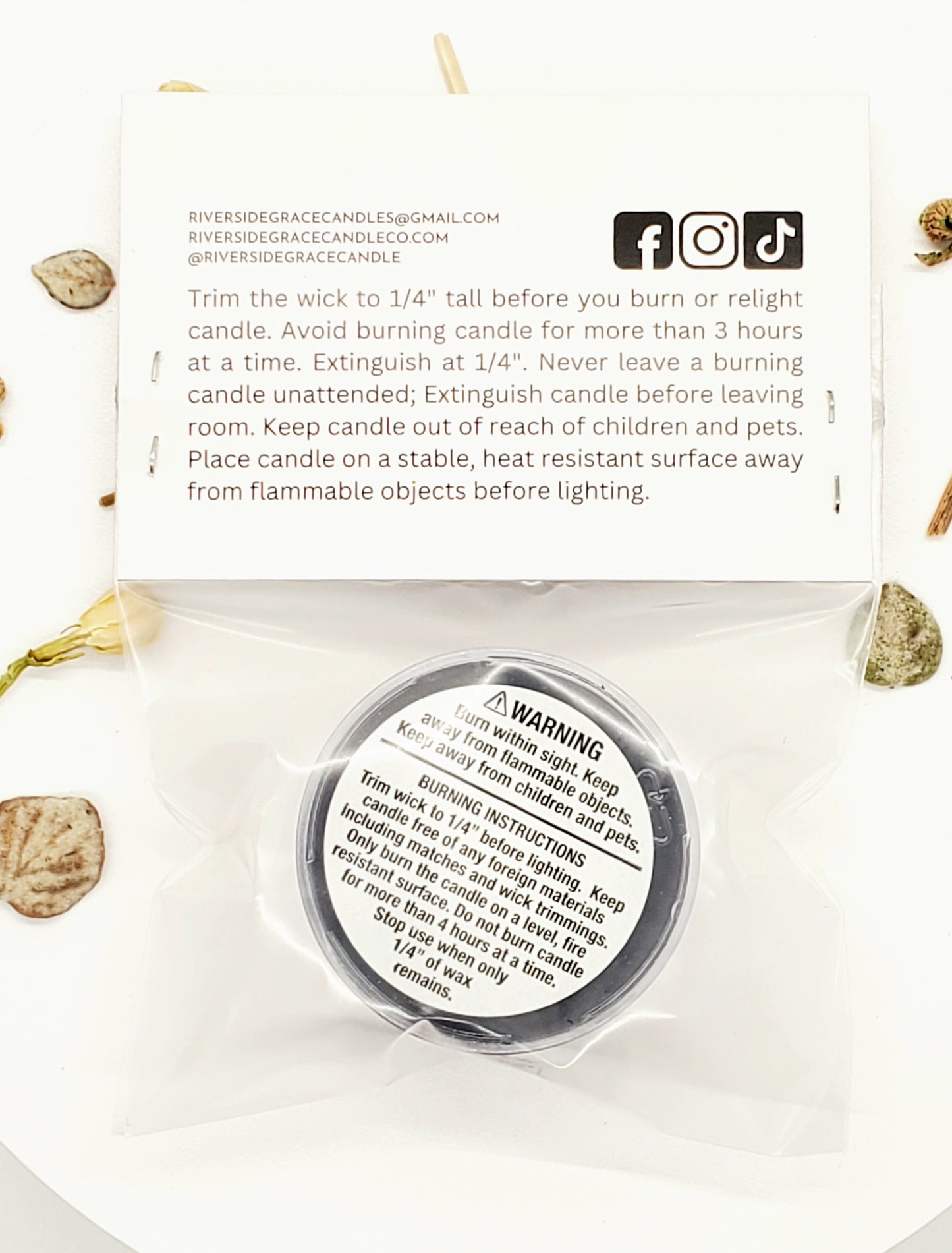 Ethereal Crystal Tealight (0.5 oz) - Astral & Shadow Work