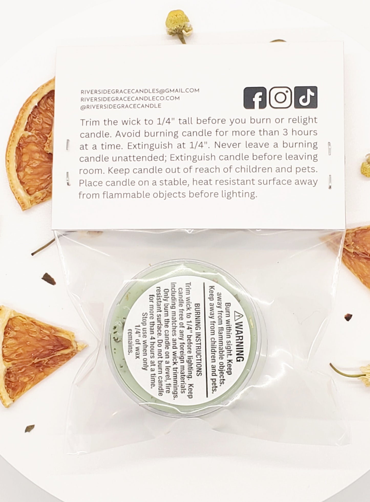 Success & Prosperity - Annonaria Crystal Tealight Candle