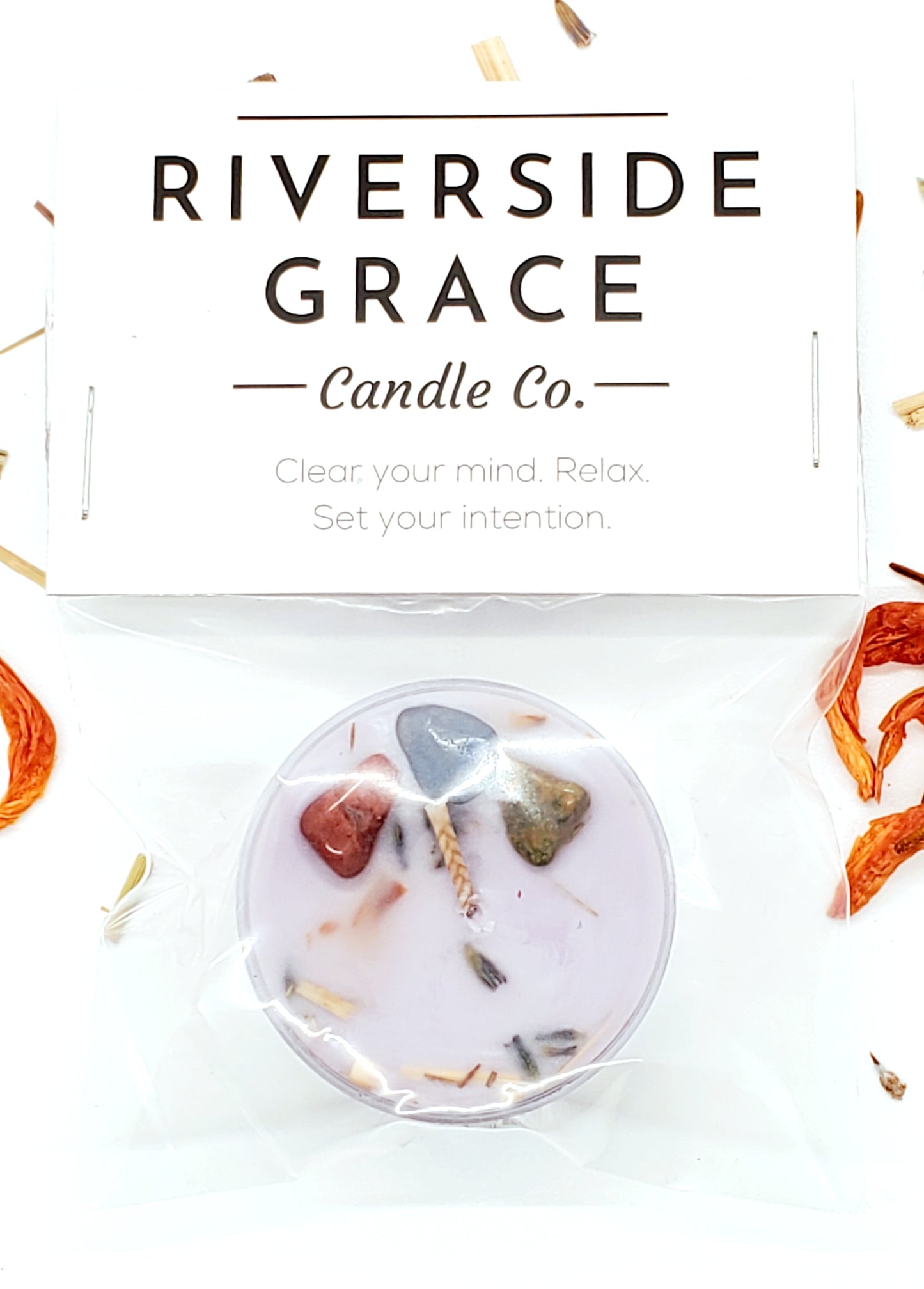 Nysian Meadow Crystal Tealight (0.5 oz) - Rebirth & Clarity