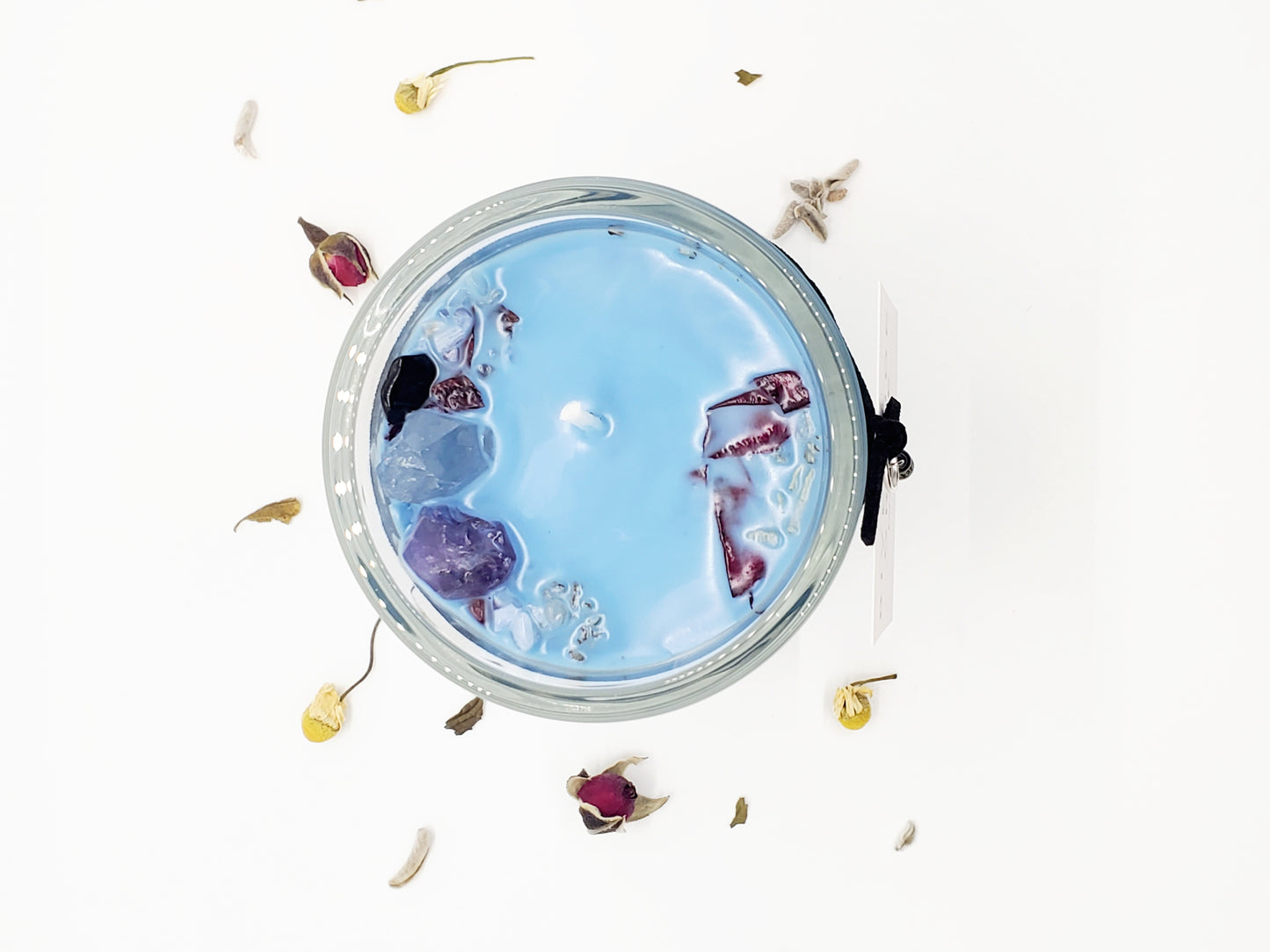 Galene Crystal Candle (6 oz) - Moving On & Healing