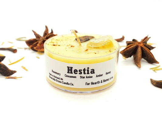 Hestia Crystal Tealight (0.5 oz) - For Hearth & Home