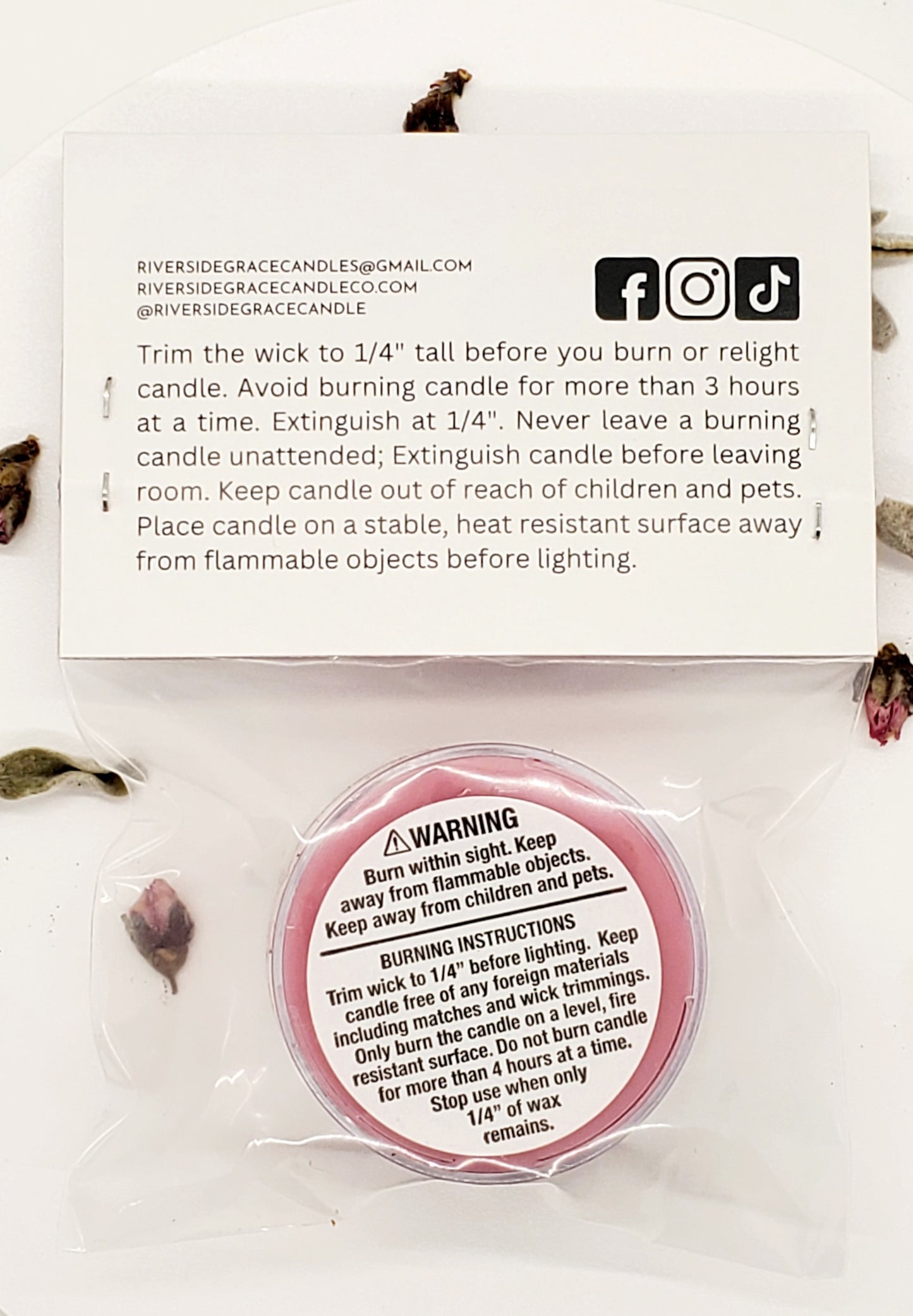 Mycenae Crystal Tealight (0.5 oz) - Knowledge & Wisdom
