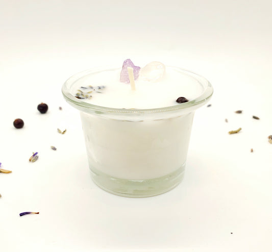 North Star Crystal Candle (2 oz) - Guiding Light & Direction