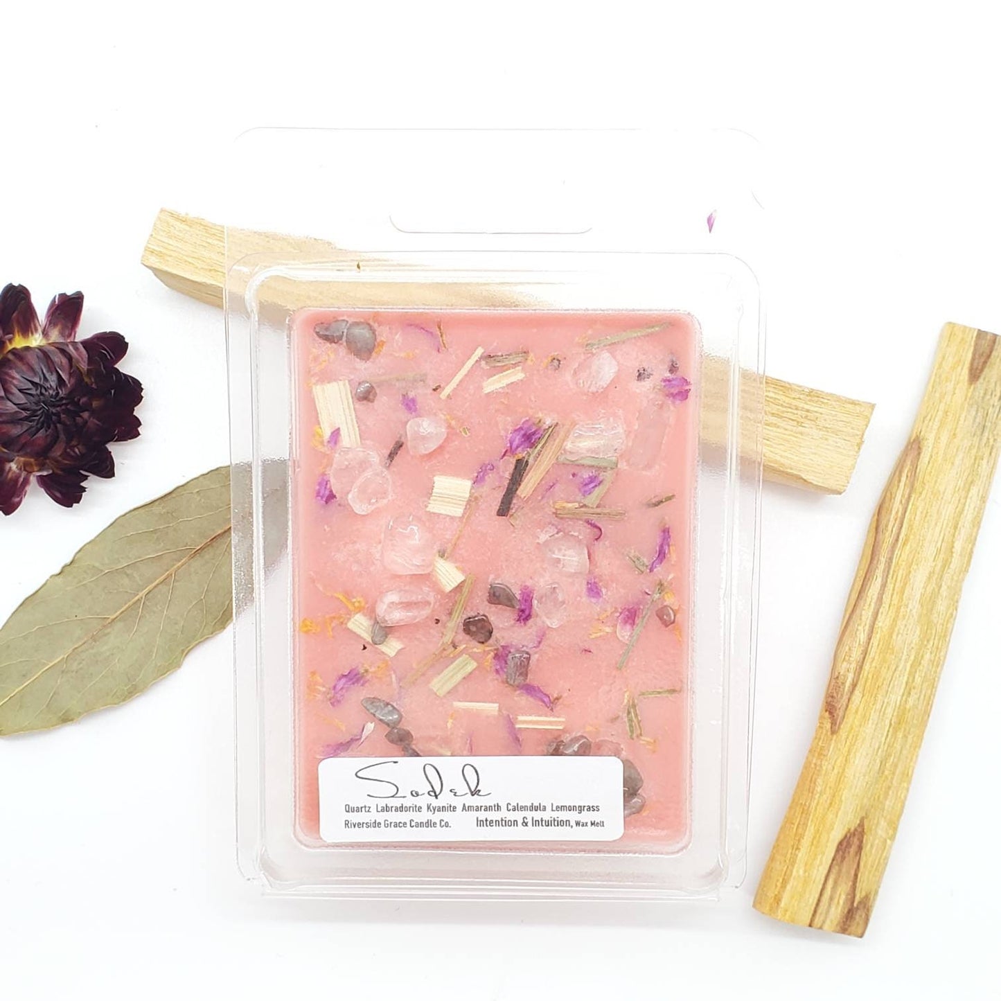 Intention & Intuition - Sodek Crystal Wax Melt, 2.4 Oz Clamshell