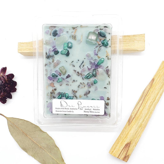 Money Vibes - Dei Lucrii Crystal Wax Melt, 2.4 Oz Clamshell