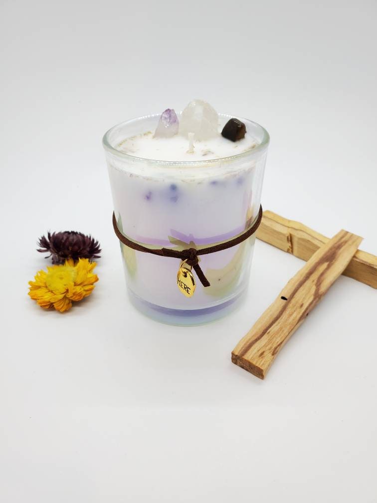Crystal Infused Candles
